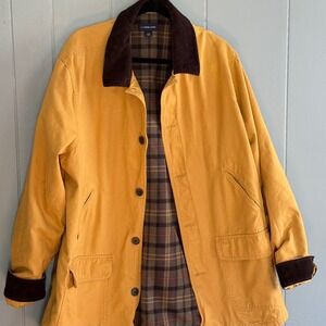 LANDS END Barn Coat Chore Field Jacket Blanket Lined Granola Americana XL Tall